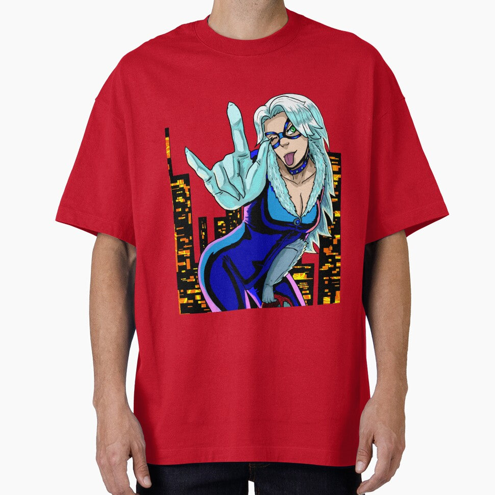 BLACK CAT Retro Style Tee
