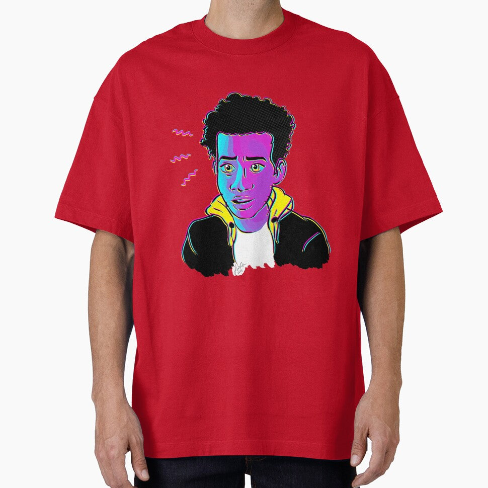 Cmyk Miles Morales Casual Print T-Shirt