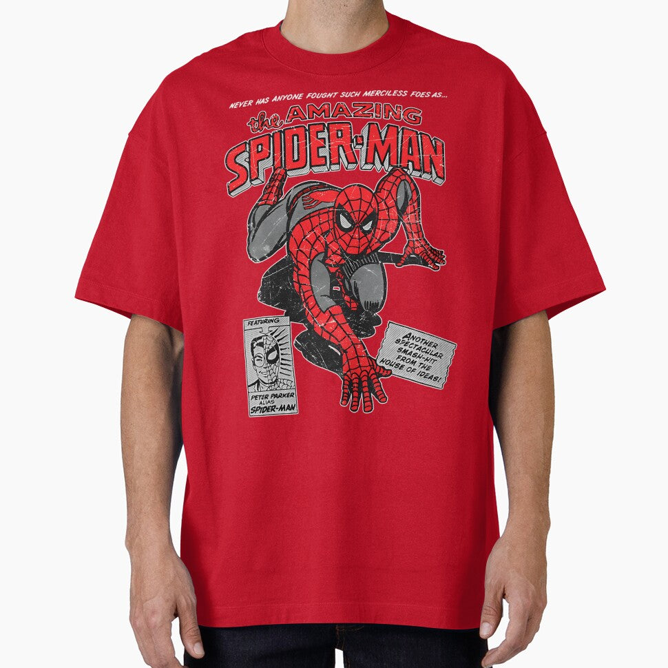 Amazing Web Hero Vintage Comic Style Action Superhero Retro Vintage-Inspired T-Shirt