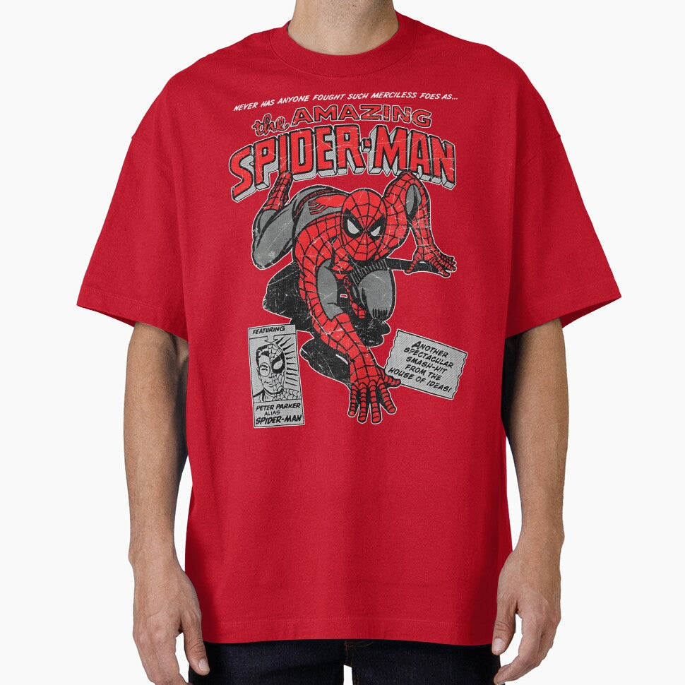 Amazing Web Hero Vintage Comic Style Action Superhero Retro Classic T Shirt Retro Style Tee