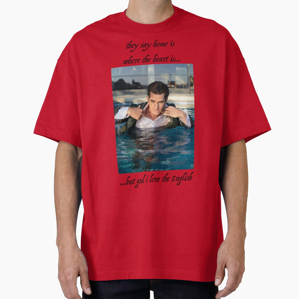 Andrew Garfield Photoshoot Casual Print T-Shirt
