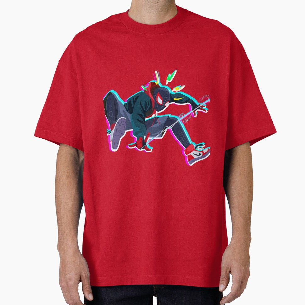 Copy of Web Hero Comic Strip Design | Modern Superhero Banner Art | Bold Red Blue Cartoon Action Panels Everyday Graphic Tee