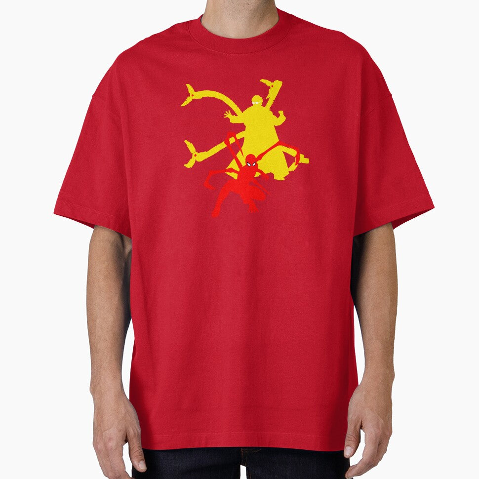 Doc Octopus and Iron Spider Casual Print T-Shirt