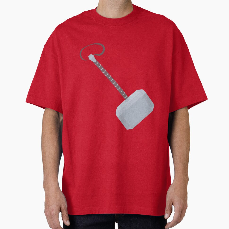 Copy of Thunder God Warrior Cartoon Character | Mythology Inspired Hero Fan Art | Thor Vintage-Inspired T-Shirt