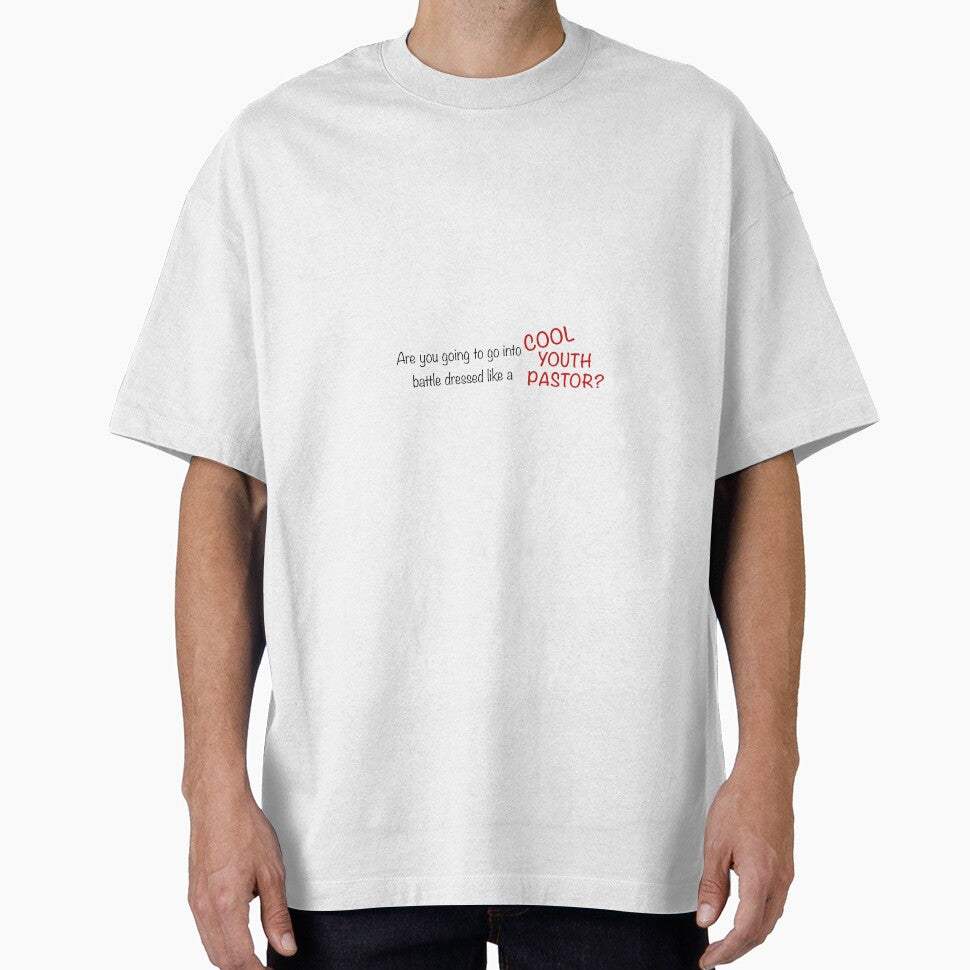 Are you going to go into battle dressed like a cool you pastor? Casual Print T-Shirt