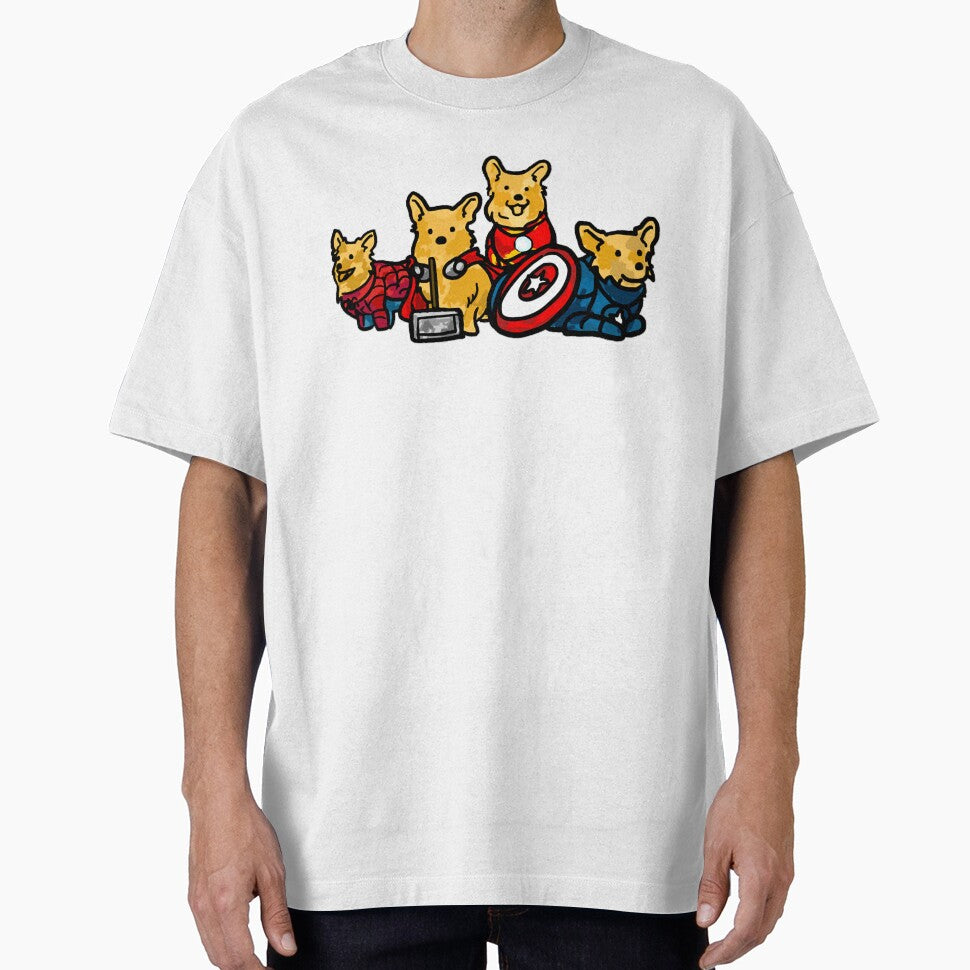 Corgs Assemble Graphic T-Shirt