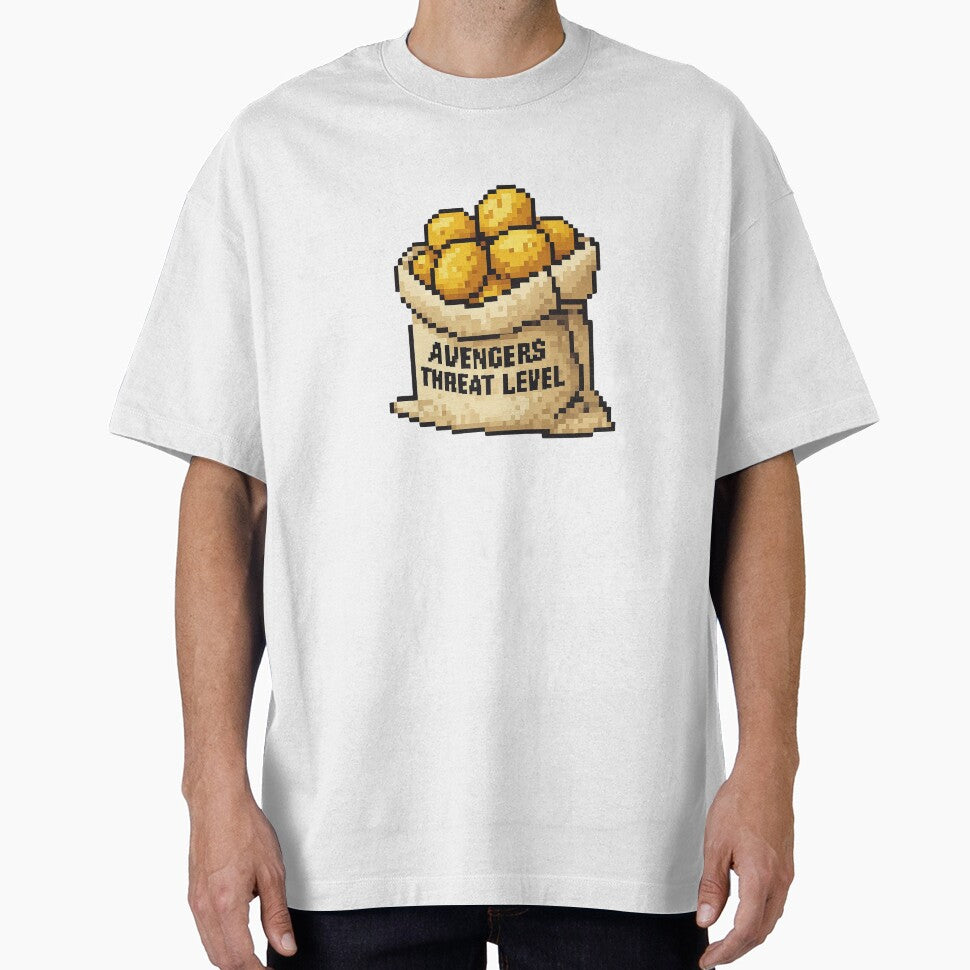Avengers Threat Level Casual Print T-Shirt