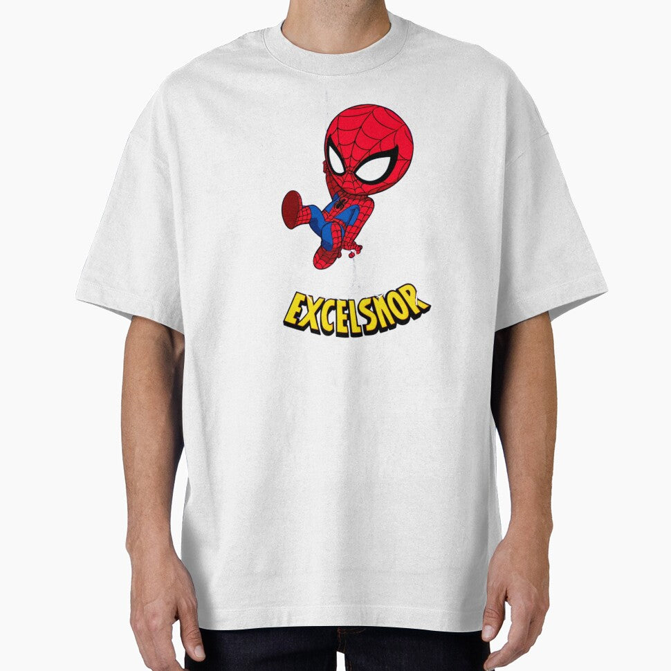 Chibi Spiderman Casual Print T-Shirt