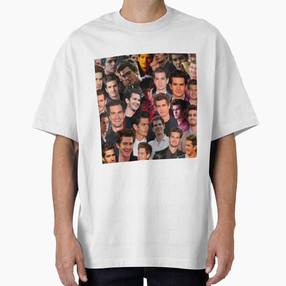 andrew garfield collage Casual Print T-Shirt