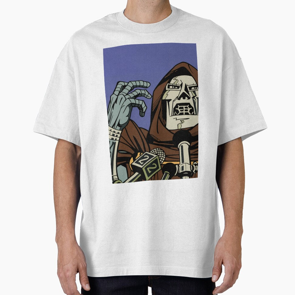 DOOM! Comic Book Supervillain Pop Art Classic Graphic Shirt