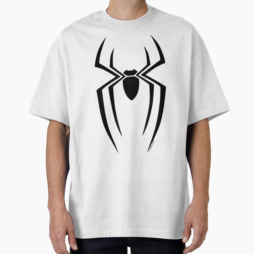 Black Spider Symbol Retro Style Tee