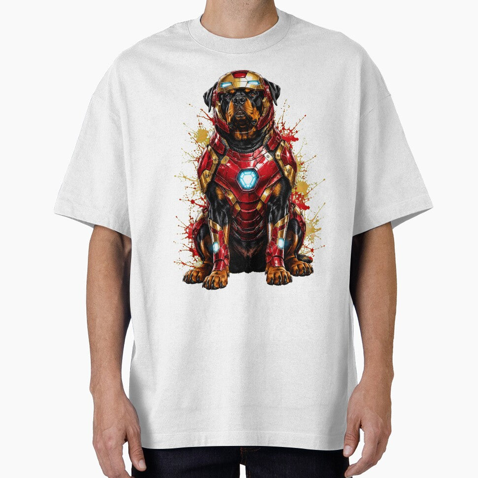 Dog Iron Casual Print T-Shirt