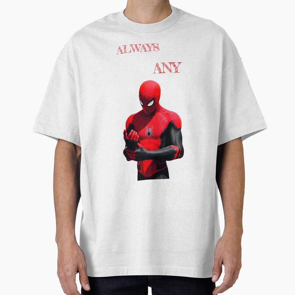 Always Ready For Any Situation Superhero Spider Action graphic Sticker Graphic T-Shirt