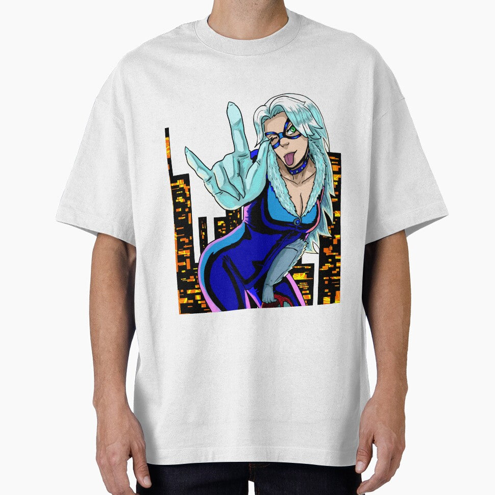 BLACK CAT Retro Style Tee
