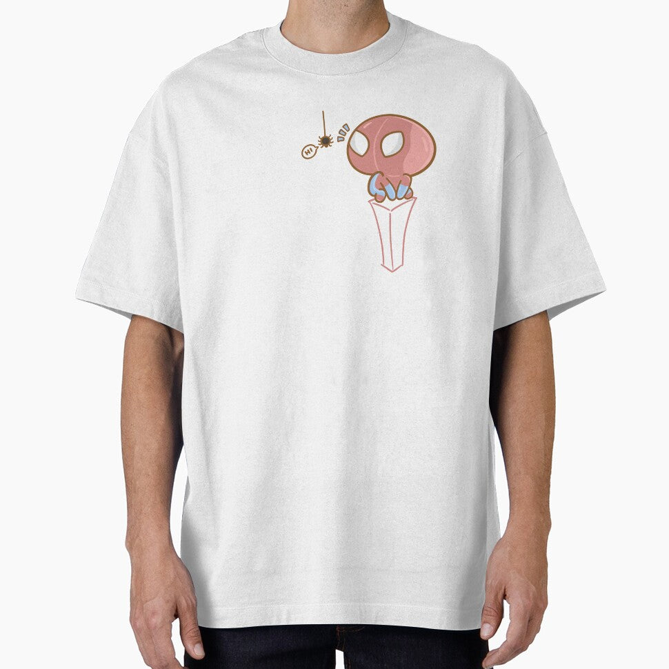 Cute Spidey Fanart Avengers Design Sticker Everyday Graphic Tee