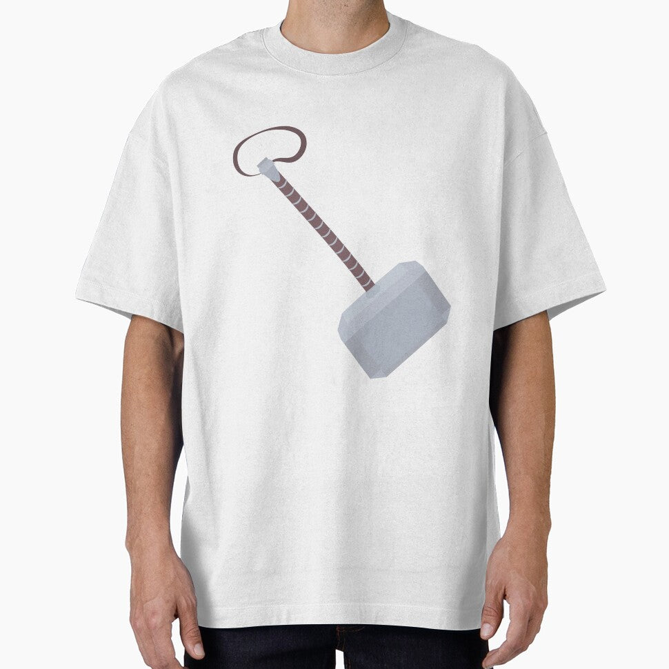 Copy of Thunder God Warrior Cartoon Character | Mythology Inspired Hero Fan Art | Thor Vintage-Inspired T-Shirt