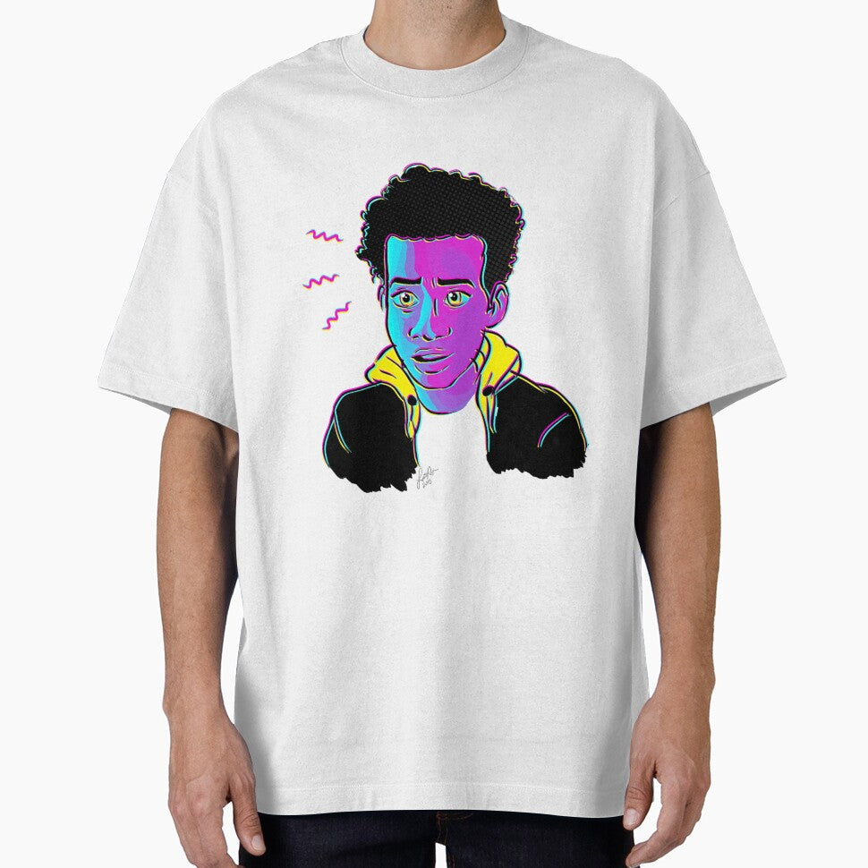 Cmyk Miles Morales Casual Print T-Shirt