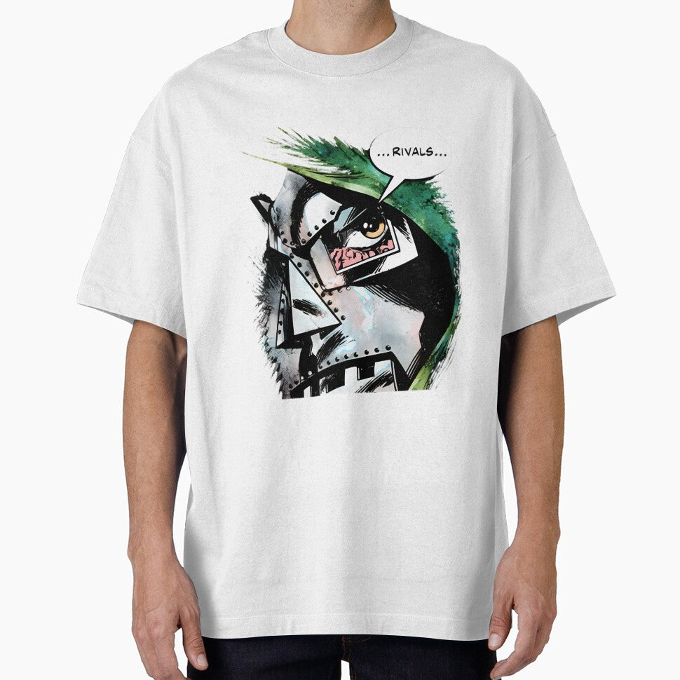 Dr Doom Marvel Villain Graphic Illustration | ????? Casual Print T-Shirt