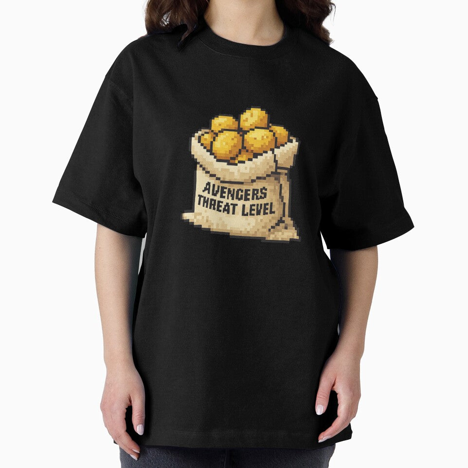 Avengers Threat Level Casual Print T-Shirt