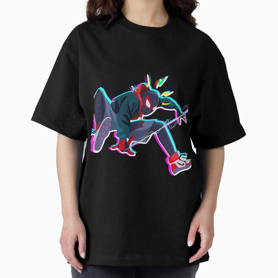 Copy of Web Hero Comic Strip Design | Modern Superhero Banner Art | Bold Red Blue Cartoon Action Panels Everyday Graphic Tee