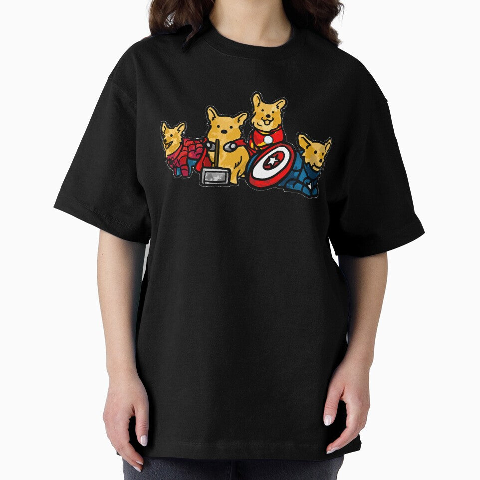 Corgs Assemble Graphic T-Shirt