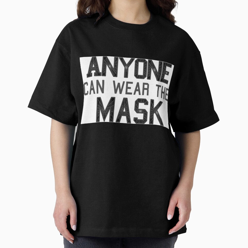 Anyone can wear the mask (Noir) Vintage-Inspired T-Shirt