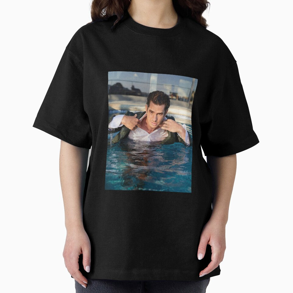 Andrew Garfield Photoshoot Casual Print T-Shirt