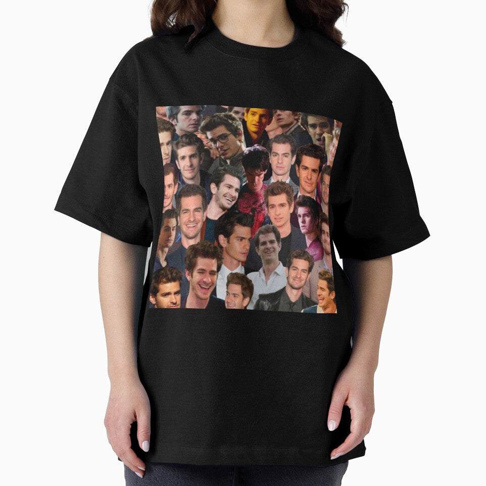 andrew garfield collage Casual Print T-Shirt