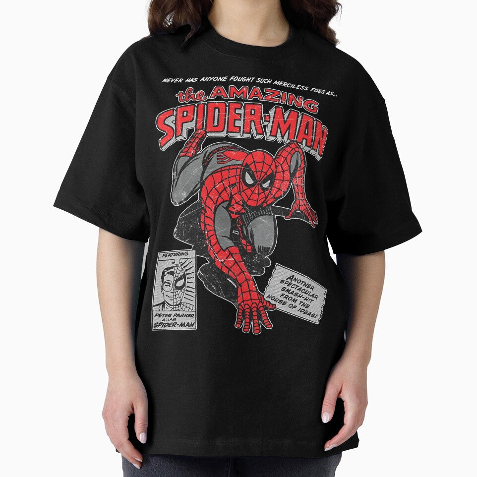 Amazing Web Hero Vintage Comic Style Action Superhero Retro Classic T Shirt Retro Style Tee