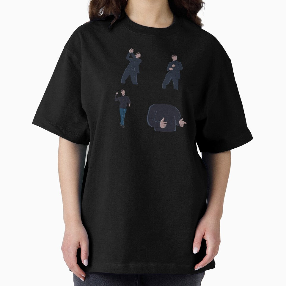 Bully Maguire Dancing Casual Print T-Shirt