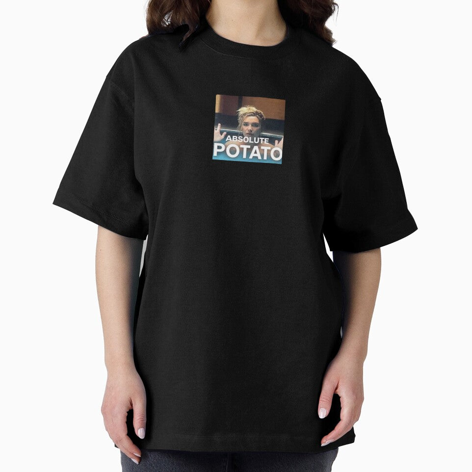 absolute potato yelena sticker Casual Print T-Shirt