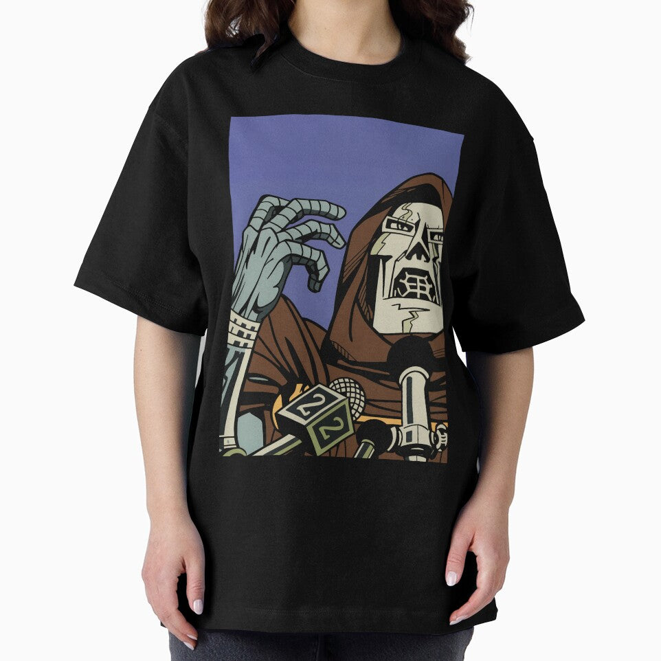 DOOM! Comic Book Supervillain Pop Art Classic Graphic Shirt