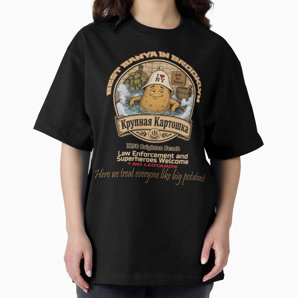 Big Potatoes Banya Retro Style Tee
