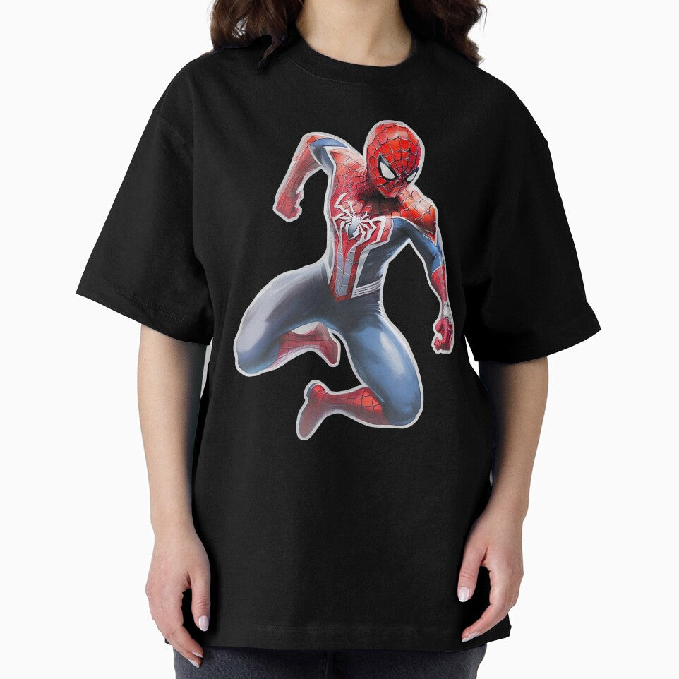 Copy of Spidey Jump Yellow Background Vintage-Inspired T-Shirt