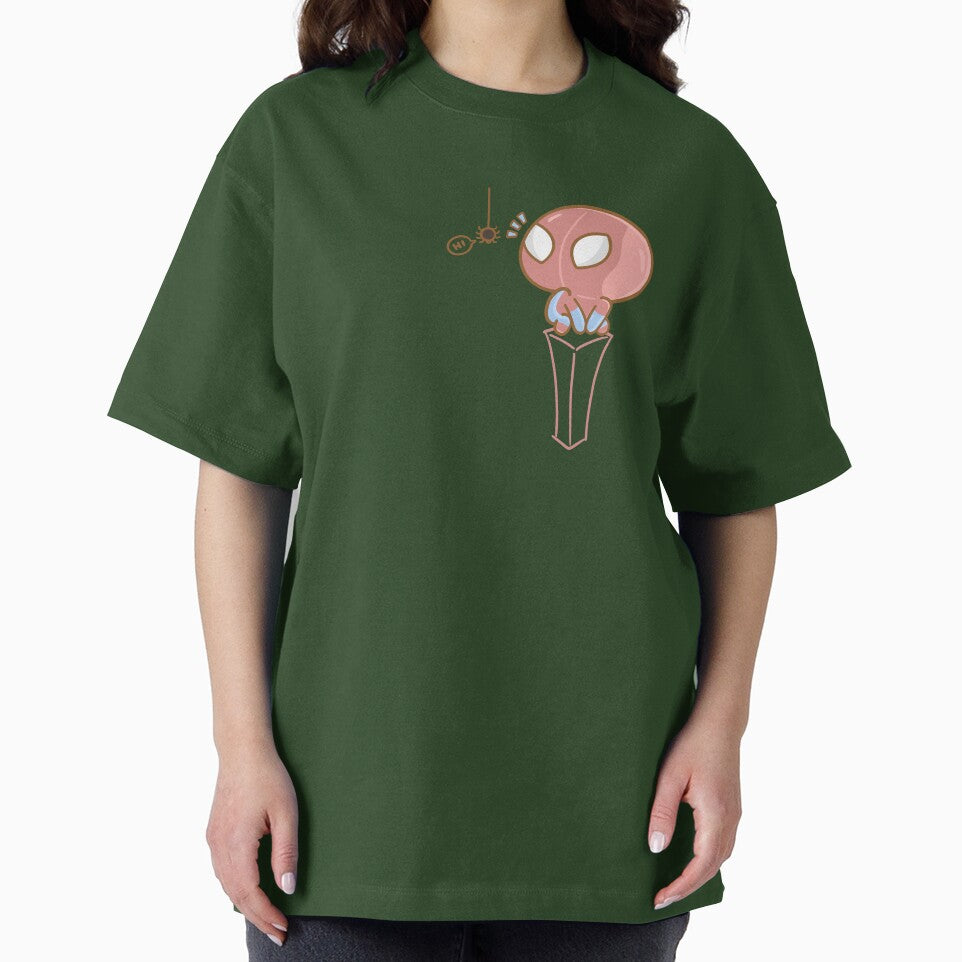 Cute Spidey Fanart Avengers Design Sticker Everyday Graphic Tee
