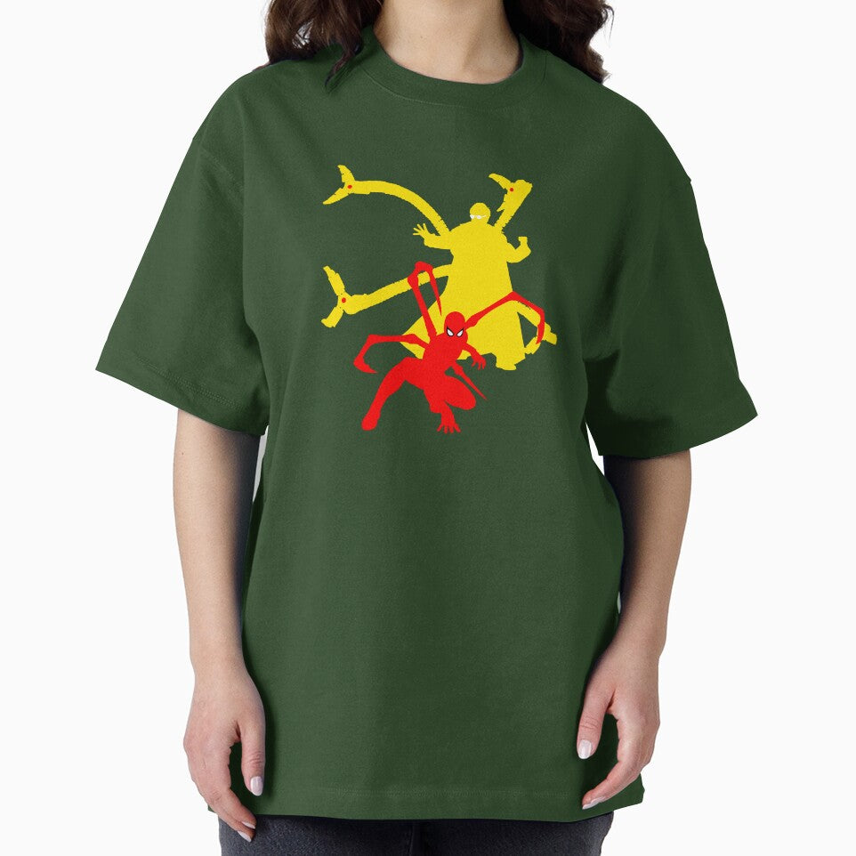 Doc Octopus and Iron Spider Casual Print T-Shirt