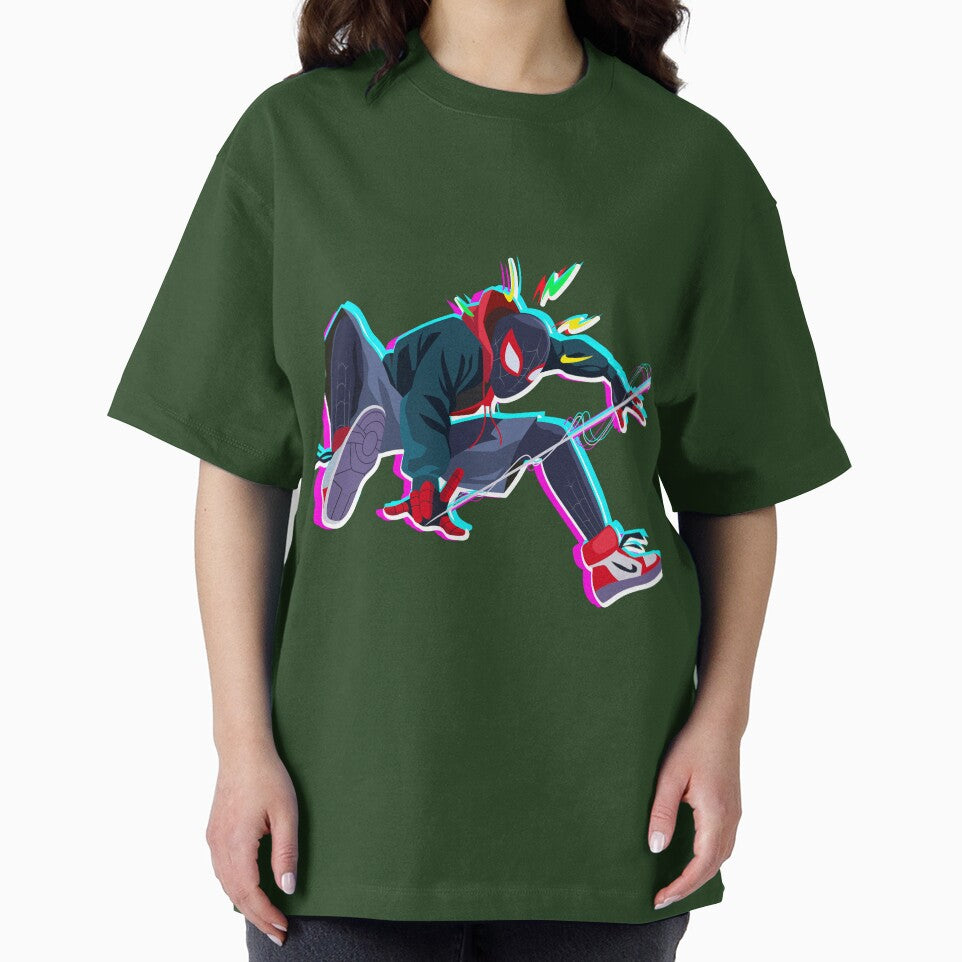Copy of Web Hero Comic Strip Design | Modern Superhero Banner Art | Bold Red Blue Cartoon Action Panels Everyday Graphic Tee