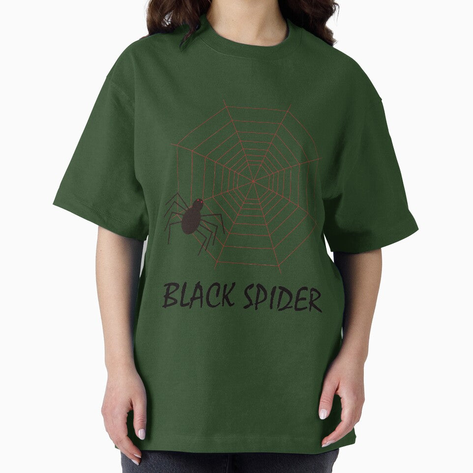 Black Spider Graphic T-Shirt