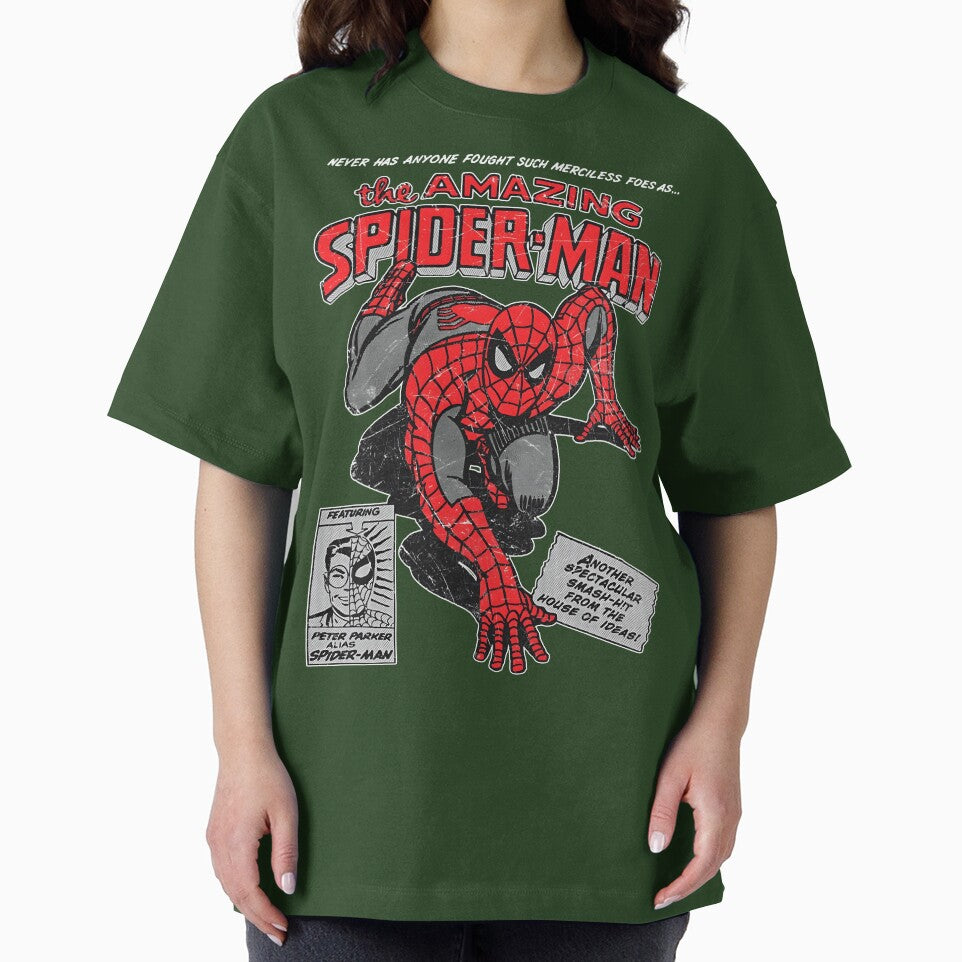 Amazing Web Hero Vintage Comic Style Action Superhero Retro Classic T Shirt Retro Style Tee