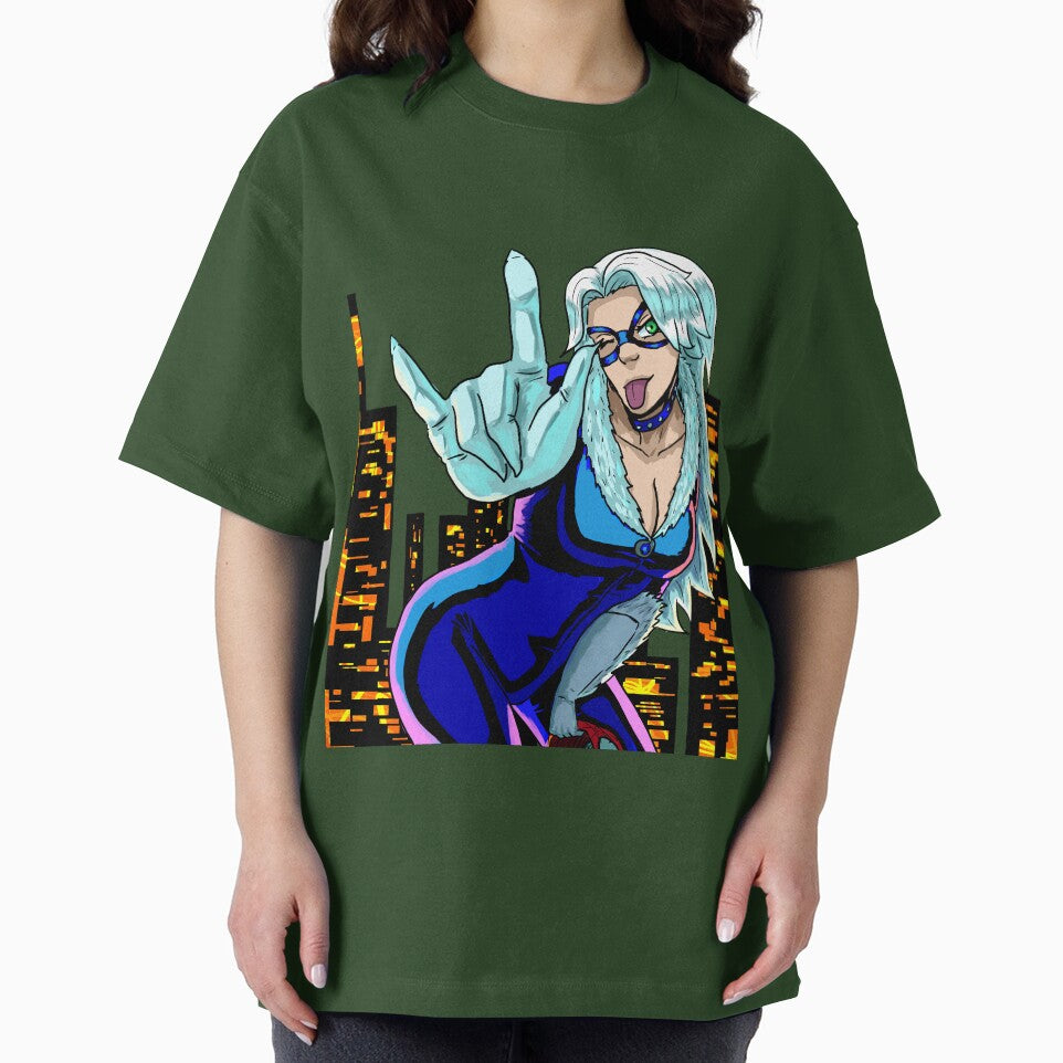 BLACK CAT Retro Style Tee