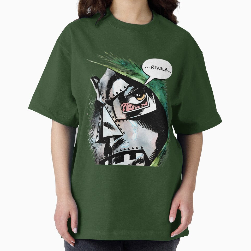 Dr Doom Marvel Villain Graphic Illustration | ????? Casual Print T-Shirt