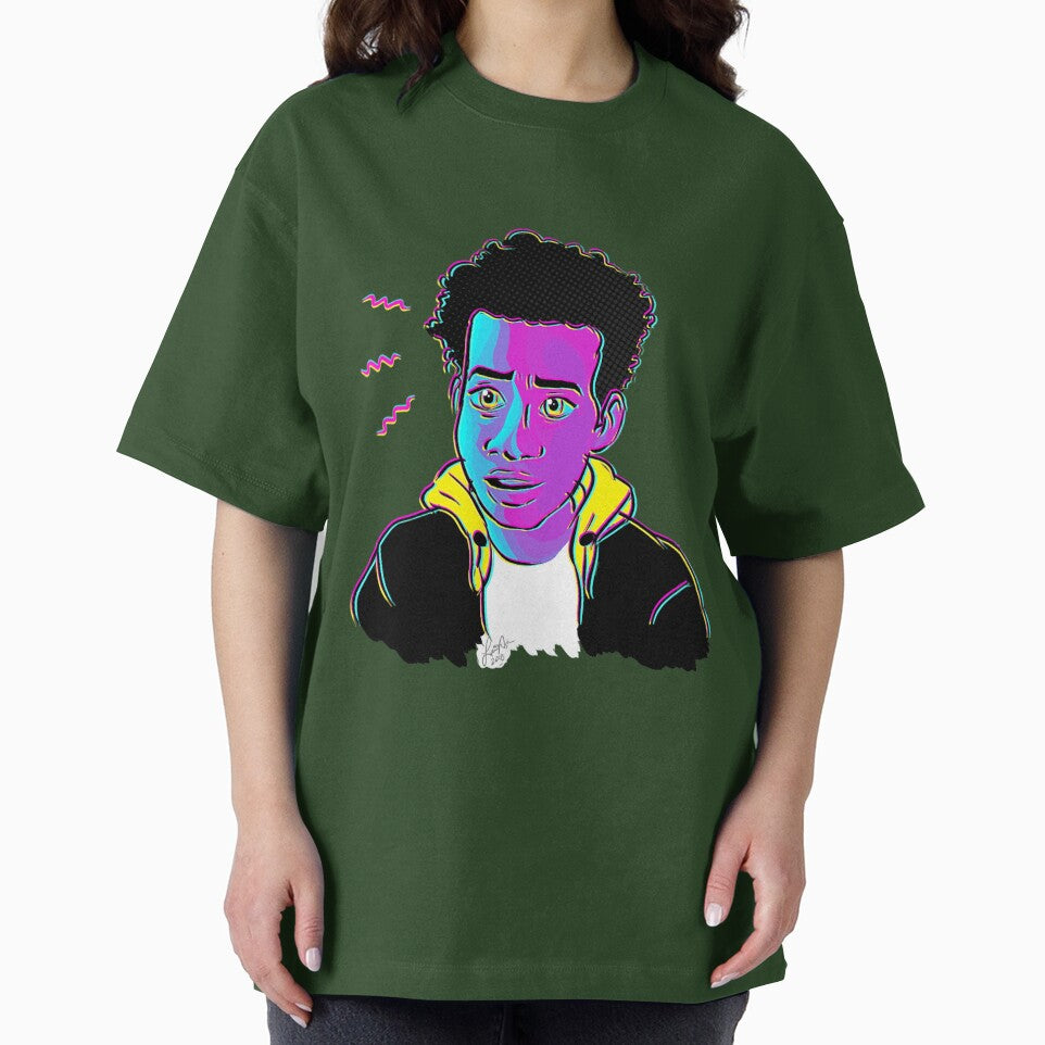 Cmyk Miles Morales Casual Print T-Shirt