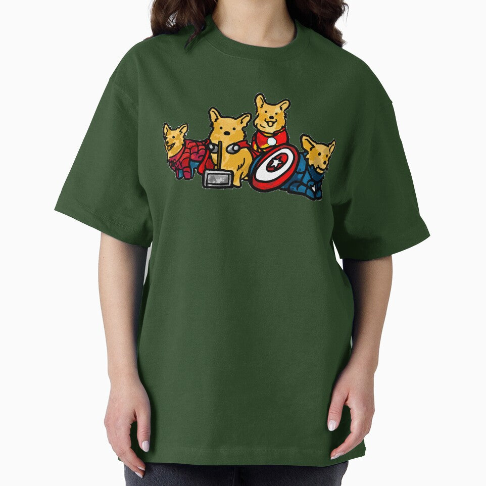 Corgs Assemble Graphic T-Shirt