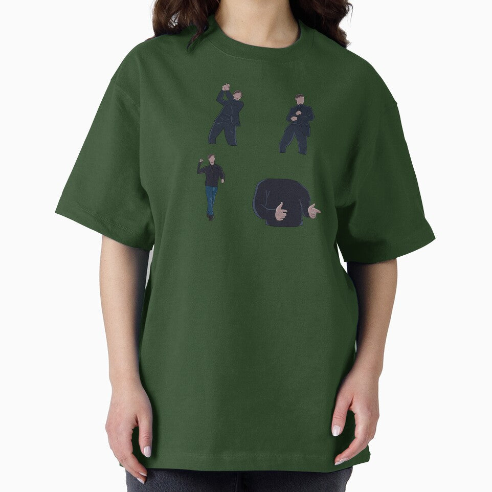 Bully Maguire Dancing Casual Print T-Shirt