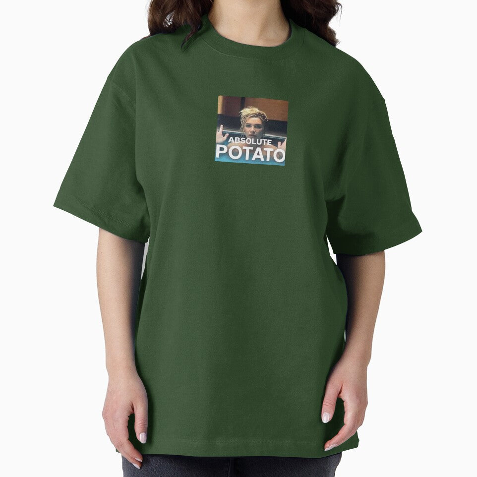 absolute potato yelena sticker Casual Print T-Shirt