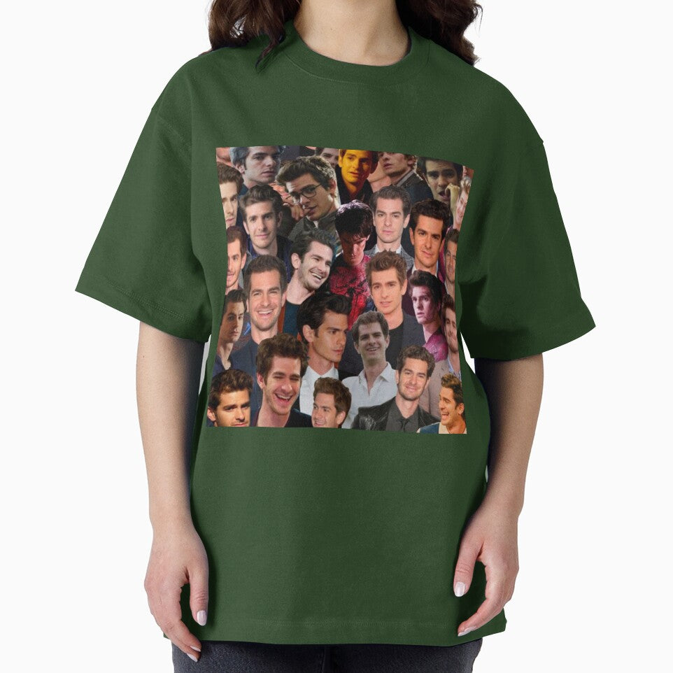andrew garfield collage Casual Print T-Shirt