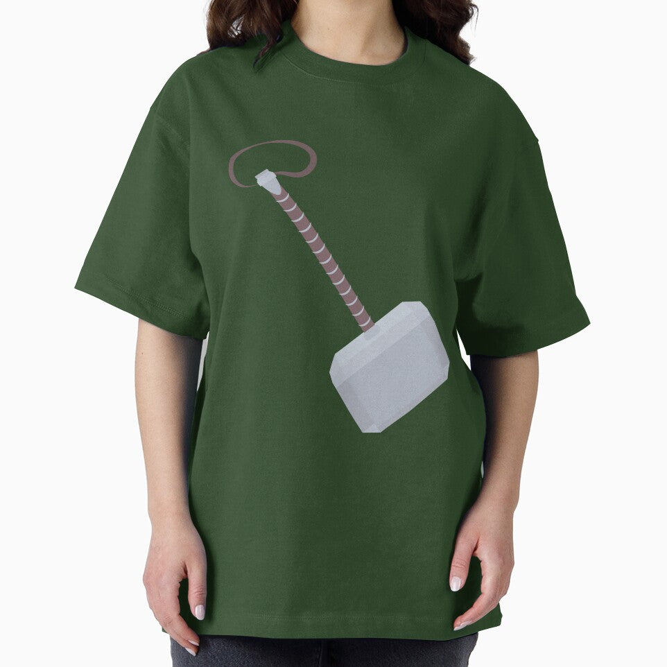 Copy of Thunder God Warrior Cartoon Character | Mythology Inspired Hero Fan Art | Thor Vintage-Inspired T-Shirt