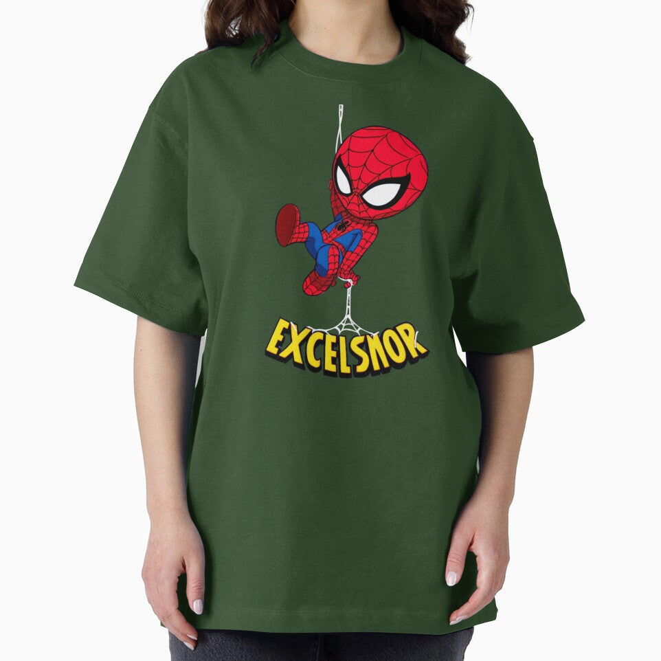Chibi Spiderman Casual Print T-Shirt