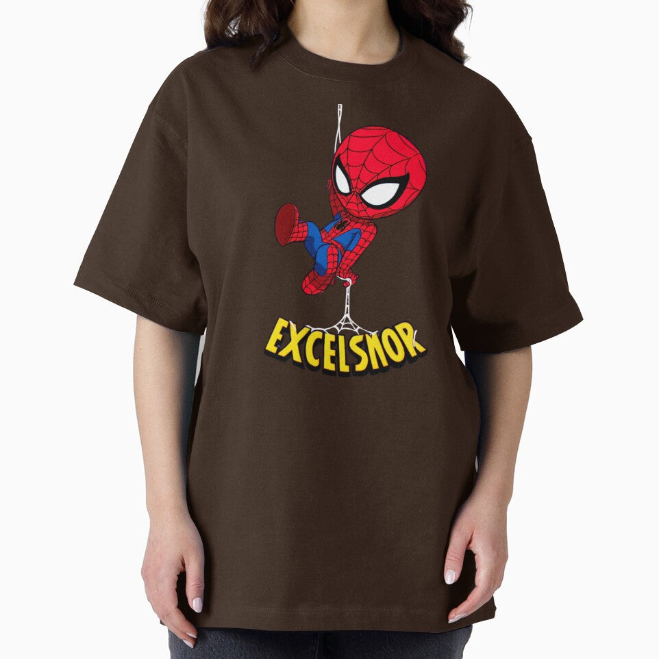 Chibi Spiderman Casual Print T-Shirt