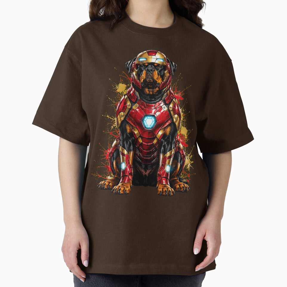 Dog Iron Casual Print T-Shirt